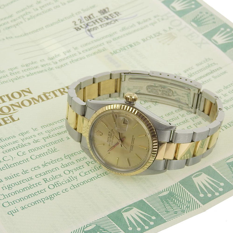 ROLEX】ロレックス デイトジャスト 腕時計 16013 自動巻き – NISHIKINO