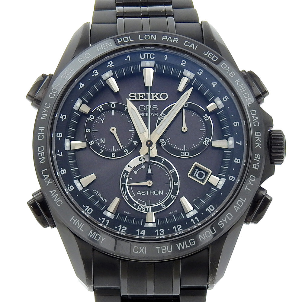 SEIKO】セイコー アストロン 腕時計 8X82-0AB0 SBXB009 チタン×セラミック ソーラー電波時計 黒文字盤 Astron –  KYOTO NISHIKINO