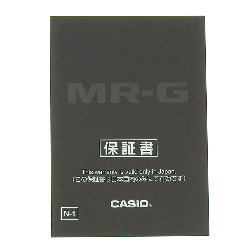 【CASIO】カシオ
 Gショック 腕時計
 MR-G MRG-7700B-1BJF ステンレススチール ソーラー電波時計 アナデジ表示 ブラック文字盤 G shock メンズAランク