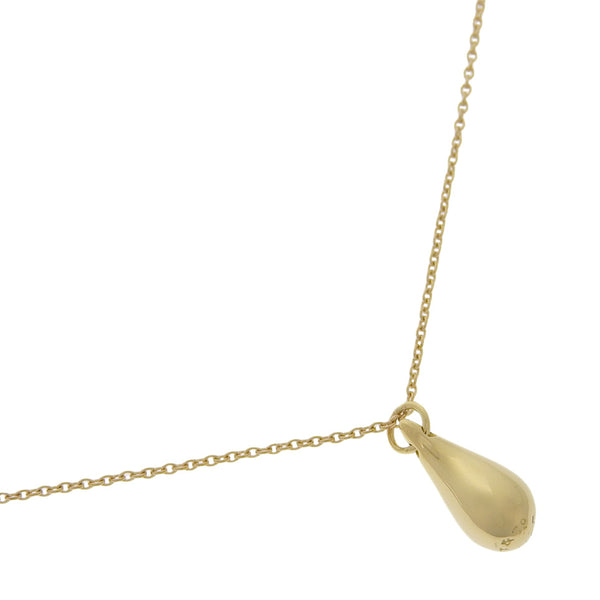 [Tiffany & co.]TIFFANY&Co.
 Tier drop Necklace
 Elsa Peletti 18KYellow Gold Approximately 4.3g TEARDROP Ladies A Rank