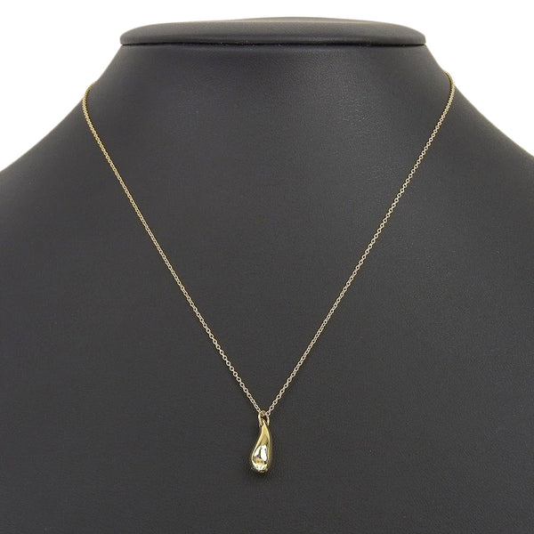 [Tiffany & co.]TIFFANY&Co.
 Tier drop Necklace
 Elsa Peletti 18KYellow Gold Approximately 4.3g TEARDROP Ladies A Rank