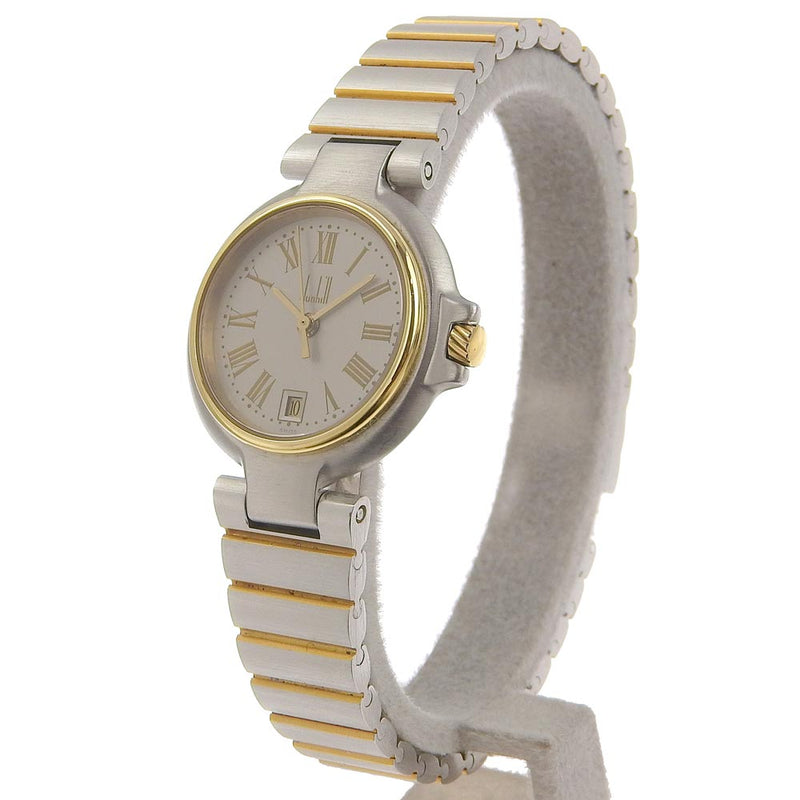 [DUNHILL] Dunhill Watch Stainless Steel Silver/Gold Quartz Analog display gray dial ladies