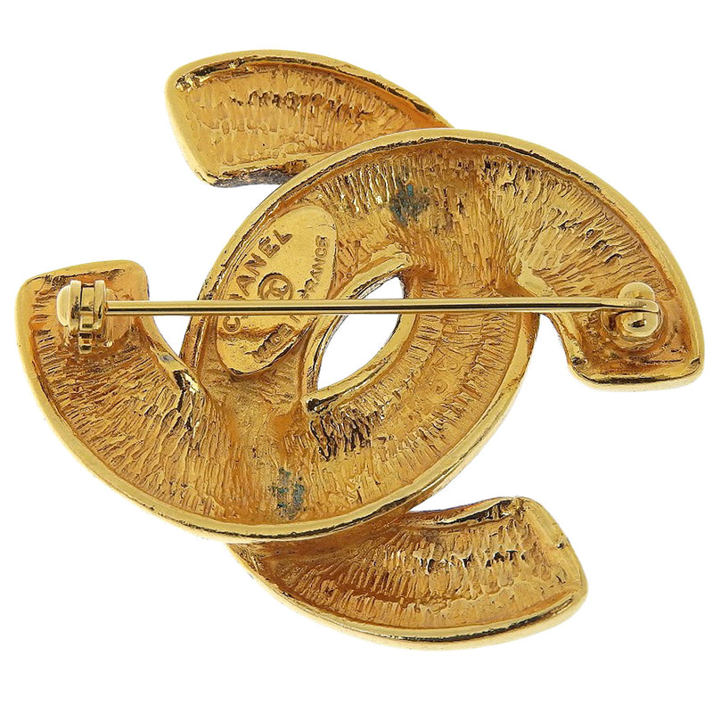 [Chanel] Chanel 
 Broche de cocomar 
 Matrasse vintage de oro vintage alrededor de 16.7 g Coco Mark Ladies