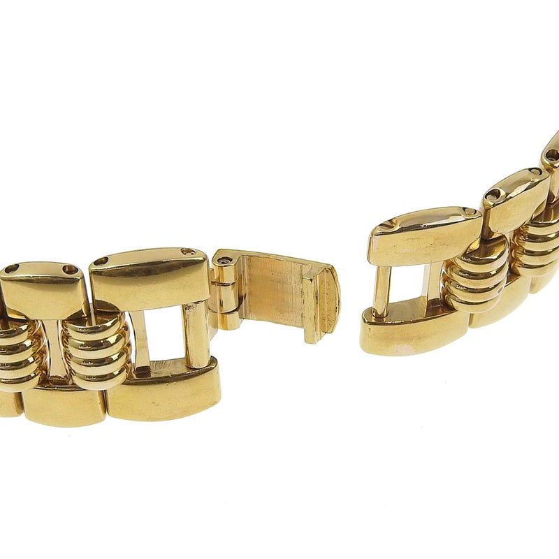 [dior]克里斯蒂安·迪奥（Christian Dior） 
 手表 
 48.153黄金镀金石英模拟显示白色表盘女士