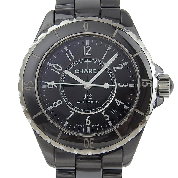 [Chanel] Chanel J12 Watch H0685 Céramic Black Automatic Black Dial J12 Men's A-Rank