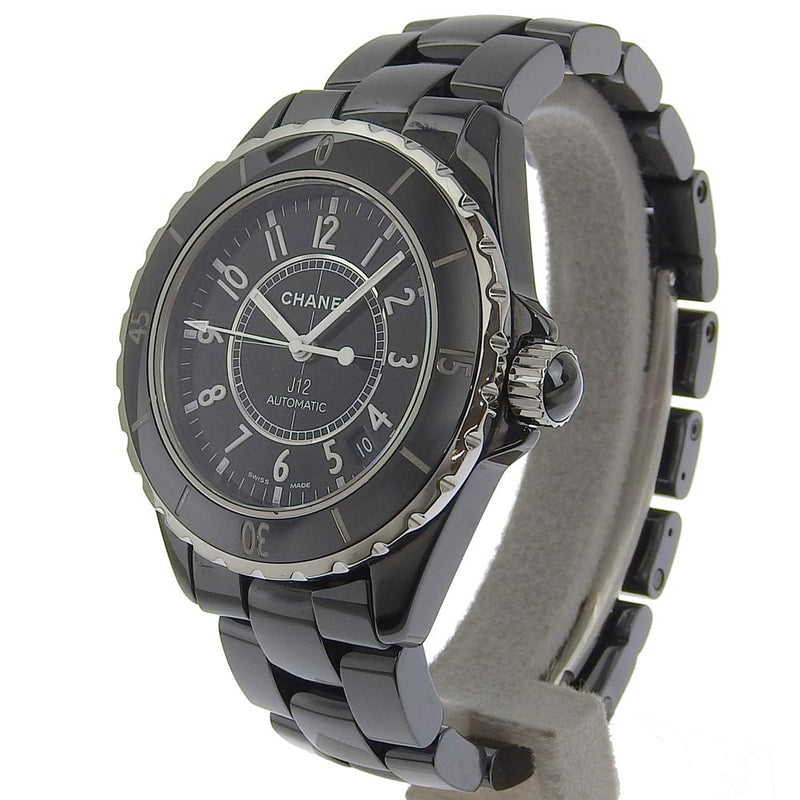 [Chanel] Chanel J12 Watch H0685 Céramic Black Automatic Black Dial J12 Men's A-Rank