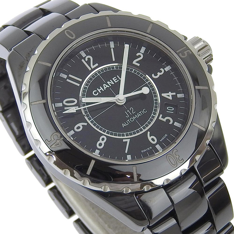 [CHANEL] Chanel J12 Watch H0685 Ceramic Black Mechanical Automatic Black dial J12 Men's A-Rank