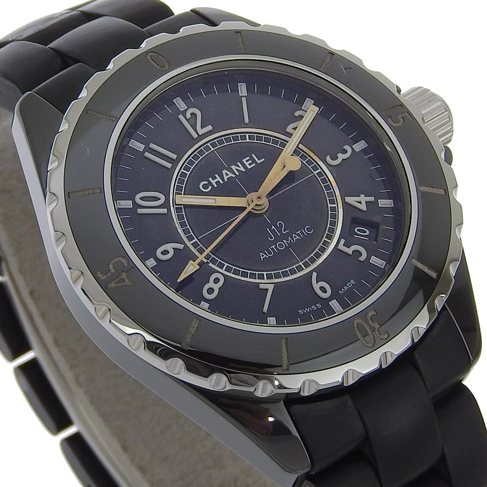 【CHANEL】シャネル J12 腕時計 H0684 セラミック 黒 自動巻き 黒文字盤 J12 メンズ – KYOTO NISHIKINO