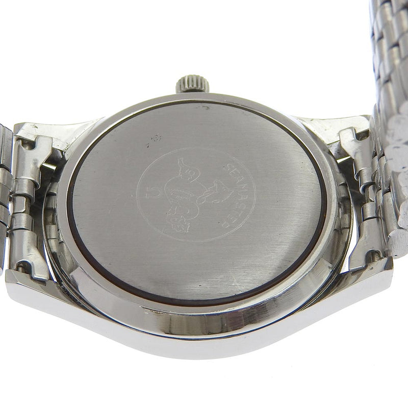 【OMEGA】オメガ
 シーマスター 腕時計
 コスミック2000 ステンレススチール シルバー 自動巻き 黒文字盤 Seamaster メンズ
