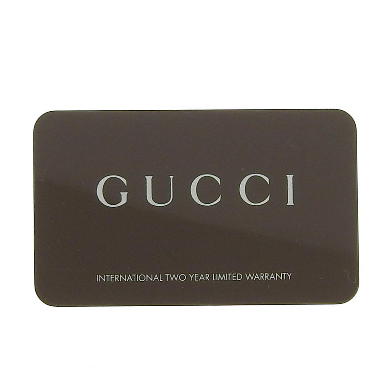 [Gucci] Gucci 
 贝赛德钻石手表 
 2P钻石3900L不锈钢X皮革黑色石英白色外壳表圈侧钻石女士