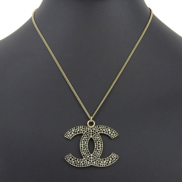 [Chanel] Chanel 
 Collar de cochomark 
 Chapado de oro oro 08p grabado alrededor de 13.0 g de Coco Mark Ladies un rango