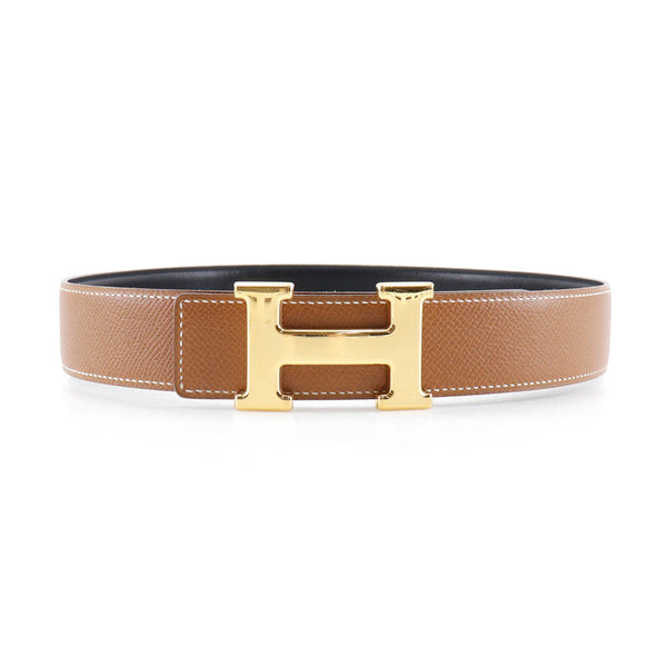 [HERMES] Hermes 
 H belt 65 belt 
 Vo Epson x Calf □ A engraved H Belt 65 Ladies A-Rank