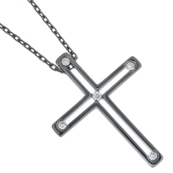 Damiani】ダミアーニ Dサイド クロス ネックレス 5Pダイヤ K18ゴールド