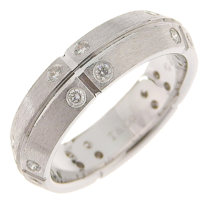 [Tiffany＆Co。]蒂法尼 
 街美国6.5戒指 /戒指 
 K18白金X钻石大约5.2克Streamerica女士A等级