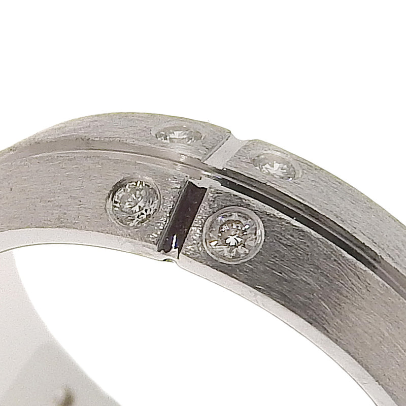 【TIFFANY&Co.】ティファニー
 ストリーメリカ 6.5号 リング・指輪
 K18ホワイトゴールド×ダイヤモンド 約5.2g Streamerica レディースAランク