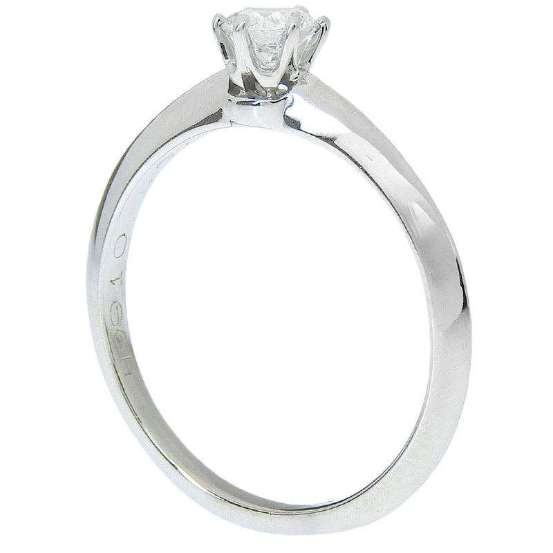 [Tiffany＆Co。]蒂法尼 
 7号铃声 /戒指 /戒指 
 PT950白金X钻石大约2.3克纸牌女士A+等级