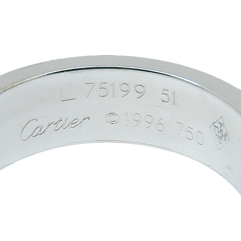 【CARTIER】カルティエ
 ラブリング 10.5号 リング・指輪
 フルダイヤ K18ホワイトゴールド×ダイヤモンド 約6.0g love ring レディースA+ランク
