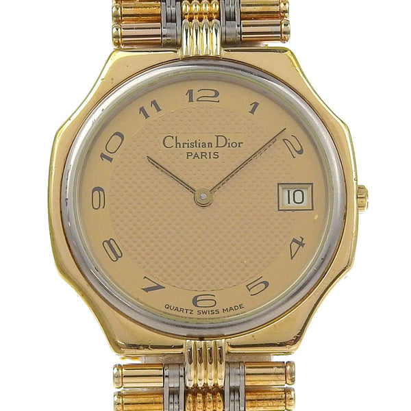 【Dior】クリスチャンディオール デイト 腕時計
 45.15.01 クオーツ
