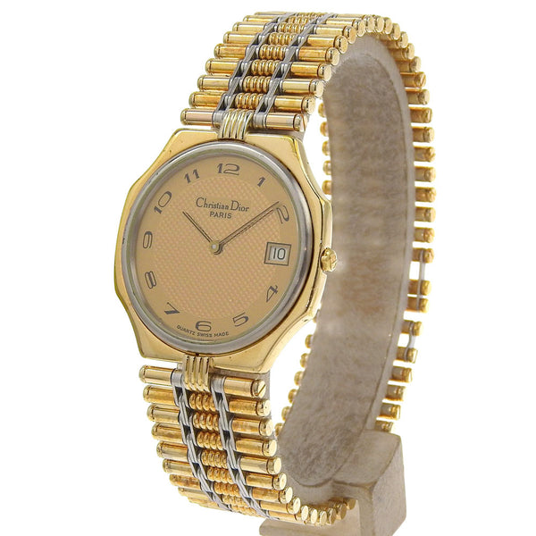 【Dior】クリスチャンディオール デイト 腕時計
 45.15.01 クオーツ