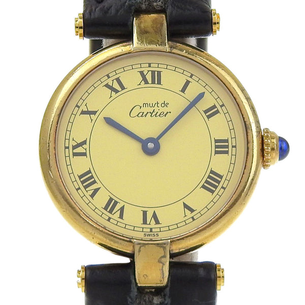 CARTIER】カルティエ マストヴァンドーム 腕時計 590004 クオーツ