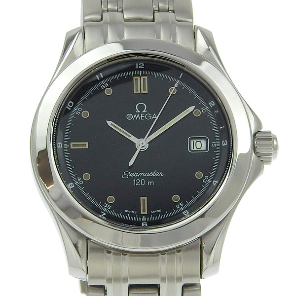 [Omega] Omega 
 Seamaster 120m Watch 
 2511.50 Stainless steel quartz analog display black dial SEAMASTER120M Men's A-Rank