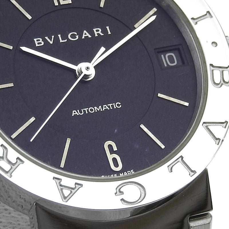 [bvlgari]保加利 
 布加里·伯加里（Bulgari Burgari）手表 
 BB33SS不锈钢自动黑色表盘Bulgari Bulgari男孩A级