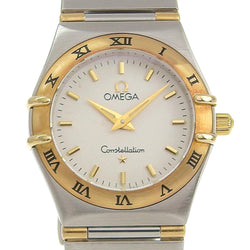 [Omega] Omega 
 Constellation watch 
 1372.30 Stainless steel quartz analog display white dial CONSTELLATION Ladies