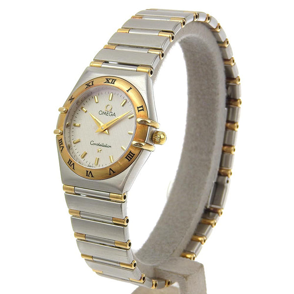 [Omega] Omega 
 Constellation watch 
 1372.30 Stainless steel quartz analog display white dial CONSTELLATION Ladies