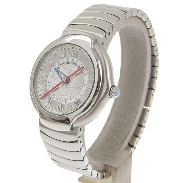 [Dunhill] Dunhill 
 밀레니엄 GMT 시계 
 1844 Limited BB8023 스테인레스 스틸 자동 흰색 다이얼 밀레니엄 GMT Ladies A-Rank