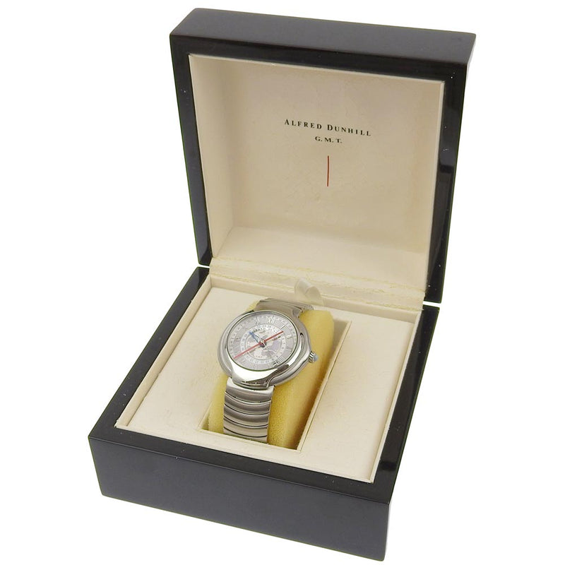 [Dunhill] Dunhill 
 밀레니엄 GMT 시계 
 1844 Limited BB8023 스테인레스 스틸 자동 흰색 다이얼 밀레니엄 GMT Ladies A-Rank