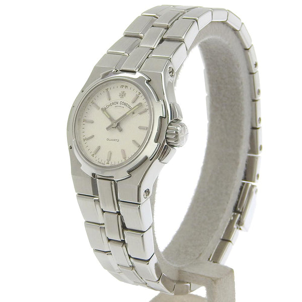 [Vacheron Consantin] Vacheron Constantan 
 Over -the -counter wristwatch 
 16050/423A Stainless Steel Quartz Analog Display Silver Dial Overseas Ladies A Rank