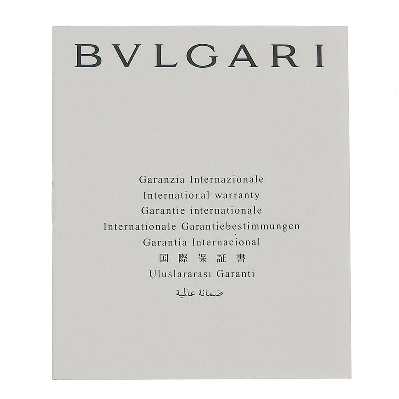 [BVLGARI] Bulgari 
 Bulgari Burgari Watch 
 BB23SS Stainless steel Quartz Analog display Black dial Bulgari Bulgari Ladies A-Rank