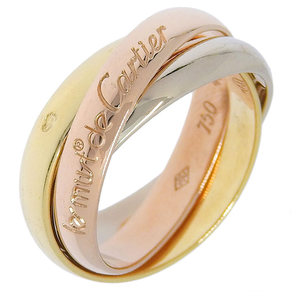 Cartier トリニティリング 3連 箱付き 9号　本日お値下げ！ CARTIER】カルティエ トリニティ リング・指輪 9号 – NISHIKINO