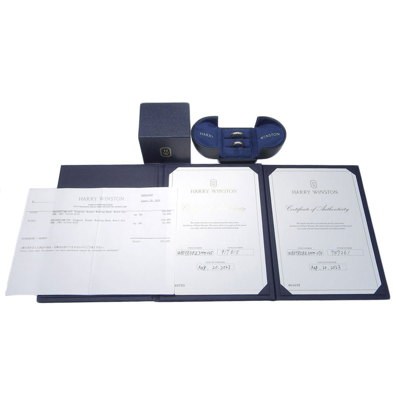 HARRY WINSTON】ハリーウィンストン マリッジ ペアリング リング・指輪