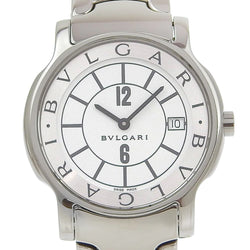 [Bvlgari] bulgari 
 Reloj de tempo en solitario 
 ST35S SCARZ DE ACERZO ACERZO PANTALLA DE ALIMENTO DE MARCHA BLANCO SOLO Tempo A-Rank