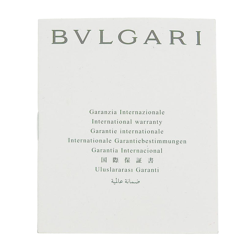 【BVLGARI】ブルガリ
 ソロテンポ 腕時計
 ST35S ステンレススチール クオーツ アナログ表示 白文字盤 Solo tempo メンズA-ランク