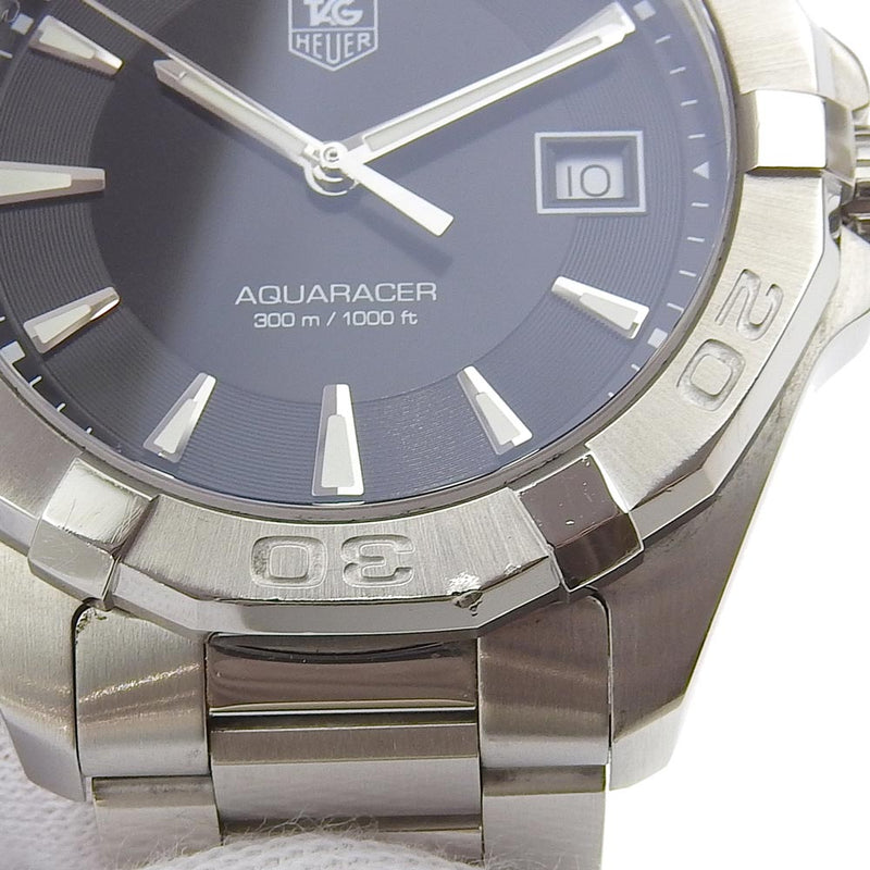 [TAG HEUER] TAG Hoire 
 Aqua Racer Watch 
 WAY1110 Stainless steel quartz analog display black dial AQUA Racer Men's