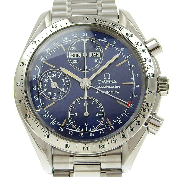 [Omega] Omega 
 Speedmaster Watch 
 Daydate Cal.1511 Stainless steel automatic winding chronograph blue dial Speedmaster Men's