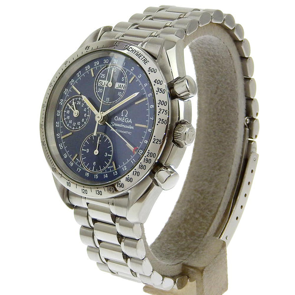 [Omega] Omega 
 Speedmaster Watch 
 Daydate Cal.1511 Stainless steel automatic winding chronograph blue dial Speedmaster Men's