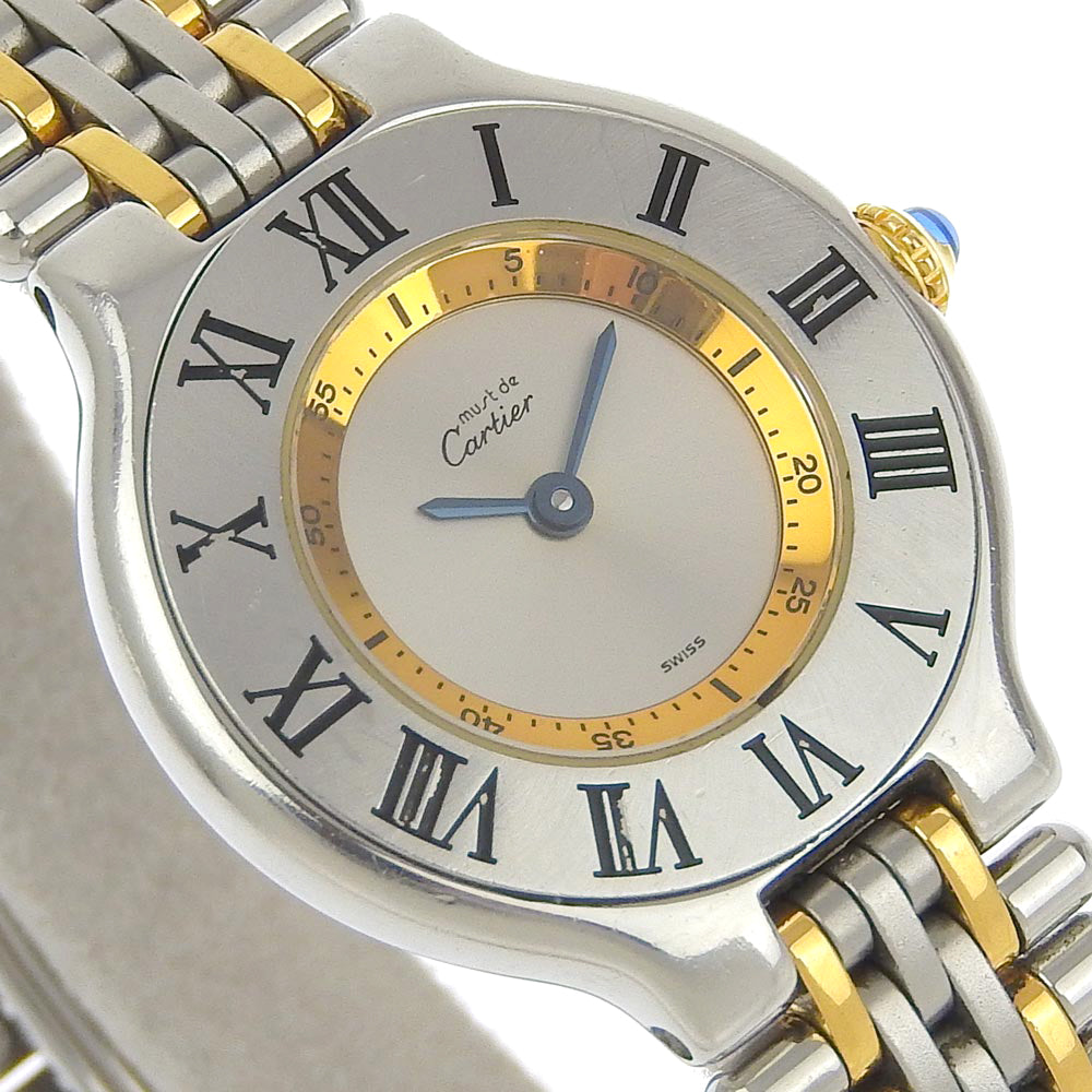 CARTIER】カルティエ マスト21 腕時計 1340 クオーツ