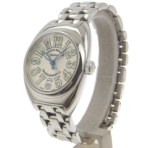 [Franck Muller] Frank Muller 
 Trans America Watch 
 2000L Stainless Steel Automatic Silver Dial Trans America Ladies A+Rank