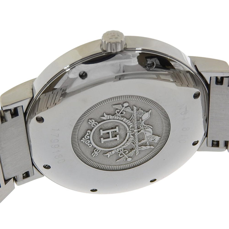 【HERMES】エルメス
 ノマード 腕時計
 No1.810 ステンレススチール オートクオーツ アナログ表示 グレー文字盤 Nomad メンズ
