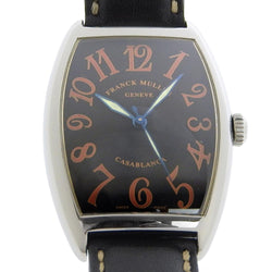 [Franck Muller] Frank Muller 
 Reloj Casablanca 
 Cal.2800 2852 Acero inoxidable x De cuero Enquiler automático Negro Dial Casablanca Damas A-Rank