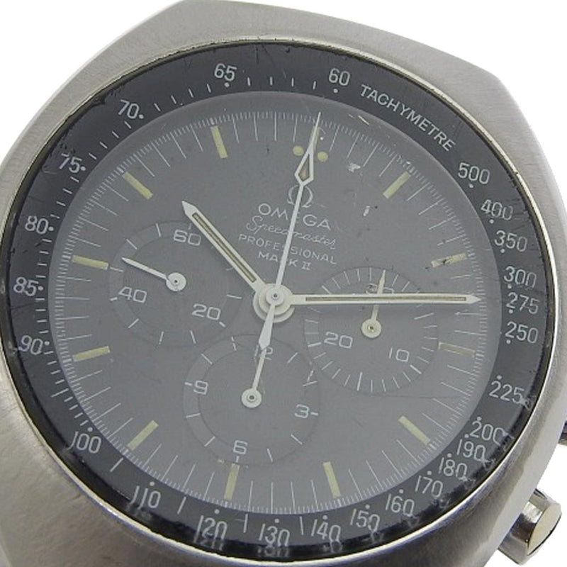 [Omega] Omega 
 Speedmaster Watch 
 Mark 2 Cal.861 145.014 Stainless steel hand-rolled chronograph black dial SPEEDMASTER Men's B-Rank