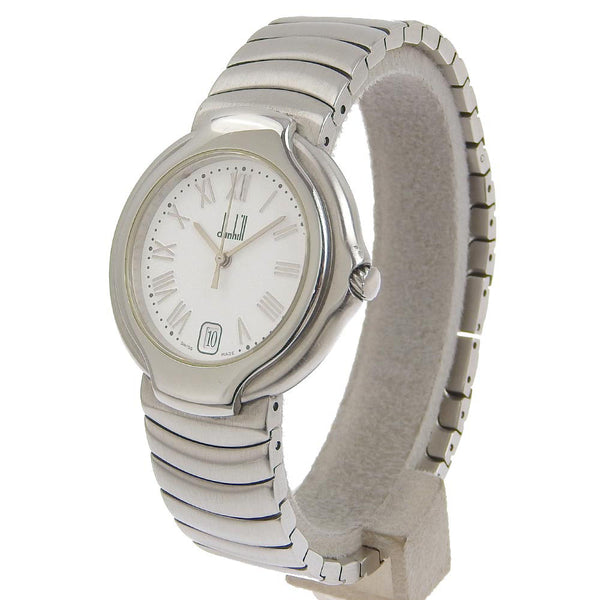 【Dunhill】ダンヒル
 ミレニアム 腕時計
 8001 ステンレススチール クオーツ アナログ表示 白文字盤 Millennium メンズ