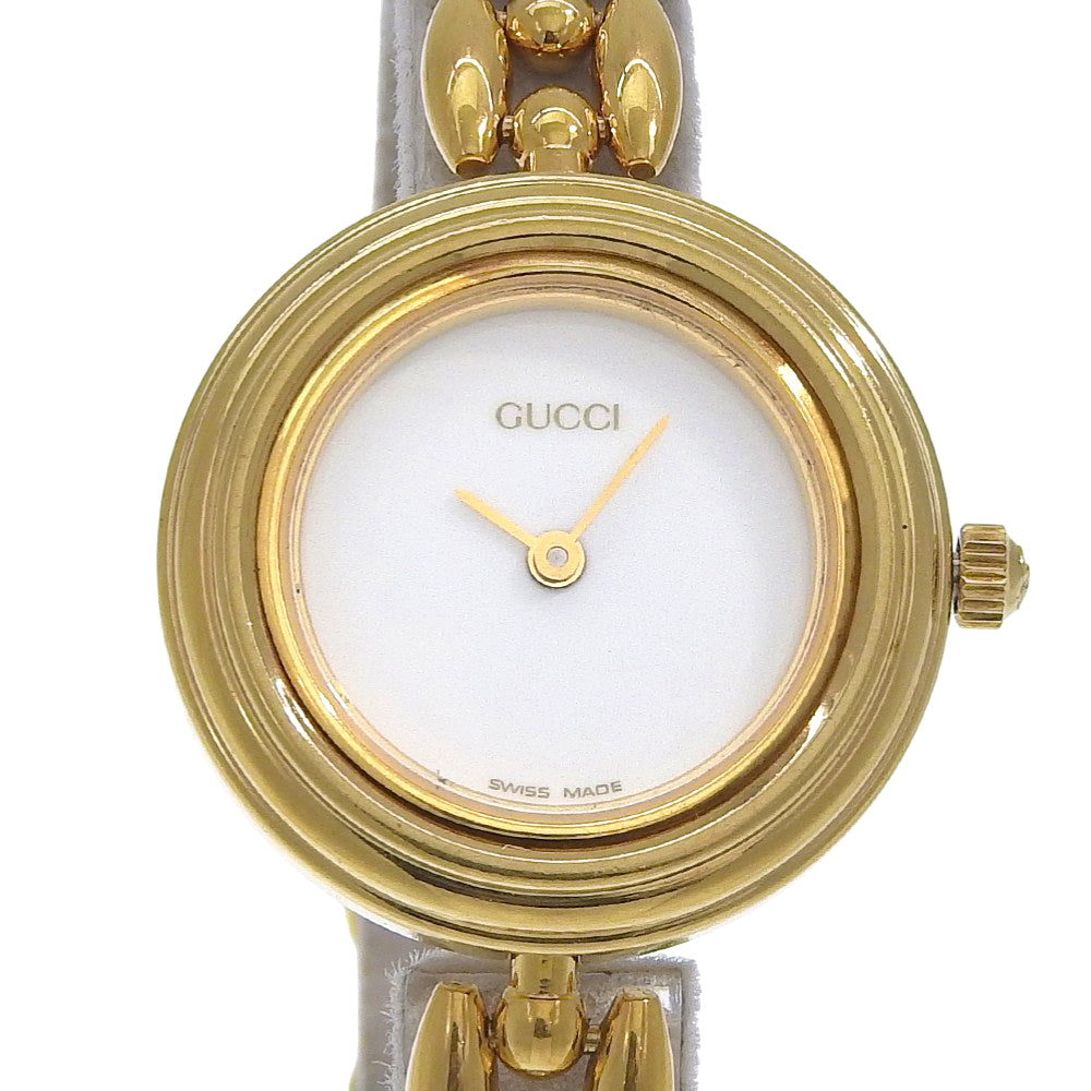 グッチ　チェンジベゼル　時計 GUCCI】グッチ チェンジベゼル 腕時計 11/12.2 クオーツ – NISHIKINO