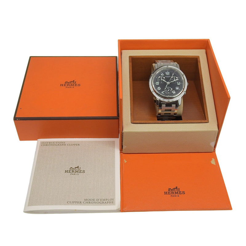 週末SALE エルメス　クリッパーメンズ　クォーツ腕時計 cl1.910 HERMES】エルメス クリッパー 腕時計 CL1.910 クオーツ – NISHIKINO