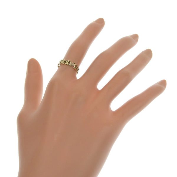 [4 ℃] Yon Sea 
 No. 10 ring / ring 
 Birthday 1P diamond K10 Yellow Gold x Diamond about 1.3G Ladies SA Rank