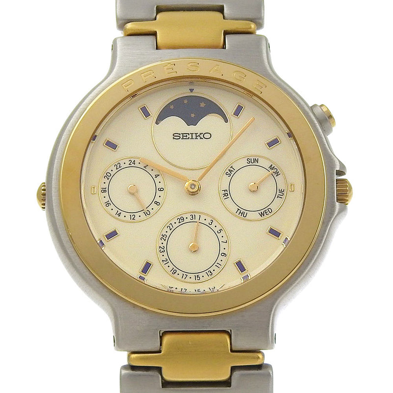 SEIKO】セイコー プレサージュ 腕時計 7F38-6040 クオーツ – NISHIKINO 