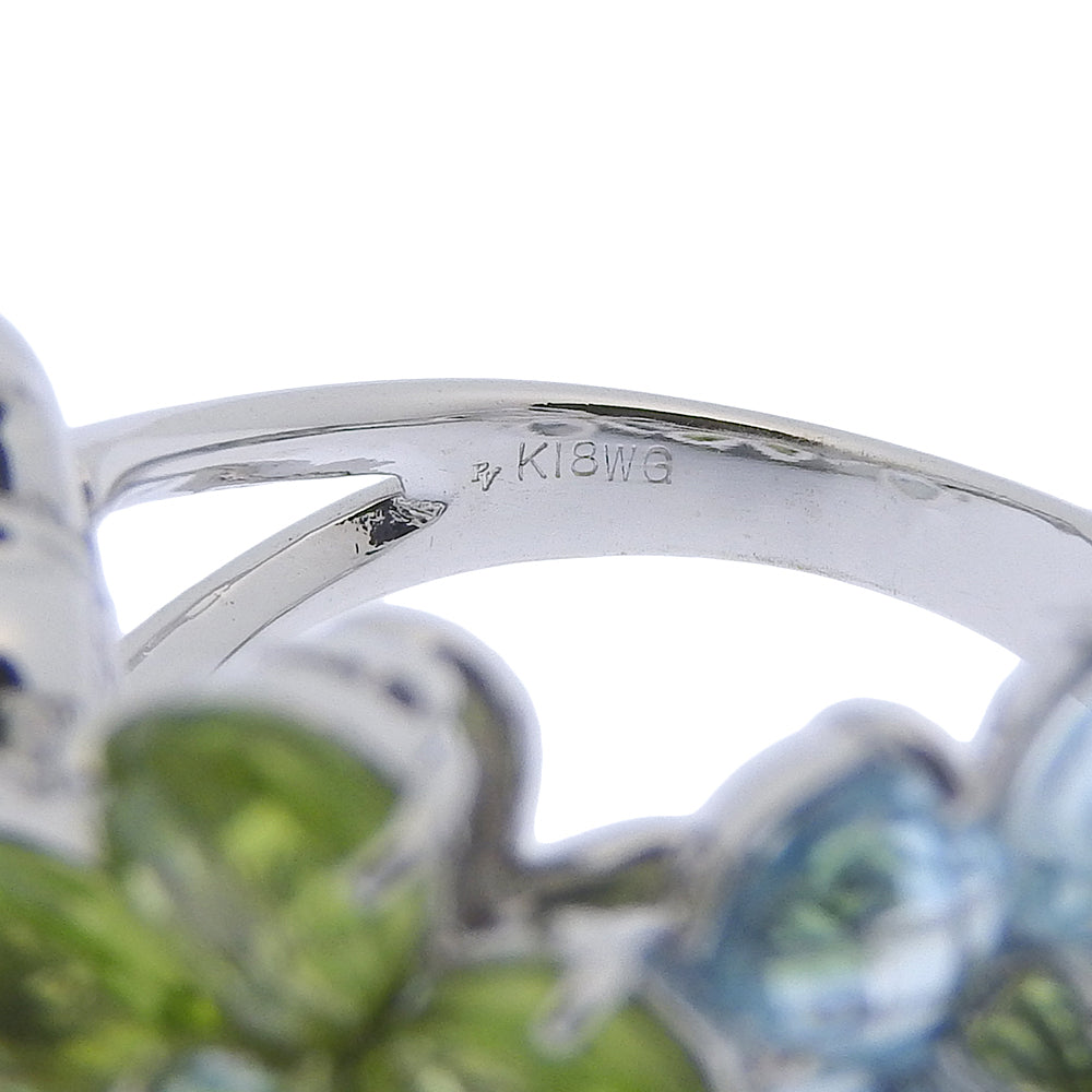 Ponte Vecchio ポンテヴェキオ　フラワー リング　#12 YG Ponte Vecchio】ポンテヴェキオ フラワー リング・指輪 12号